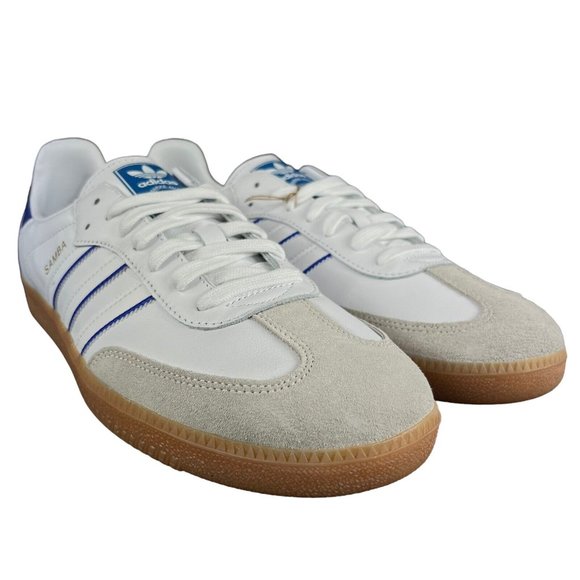 Adidas Samba Cloud White Lucid Blue Gum Shoes IG2339 Men\'s Sizes 8.5 - 13 main image 8